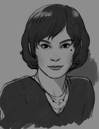 Simple B&amp;W Lineart