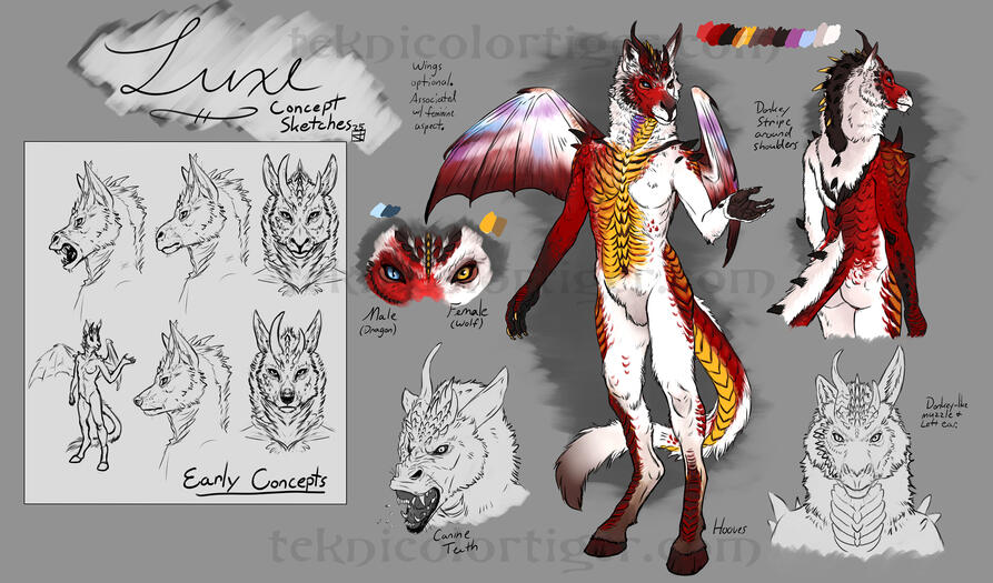 Example of a Concept Exploration Sketch Sheet used as a kind of simple Reference Sheet.