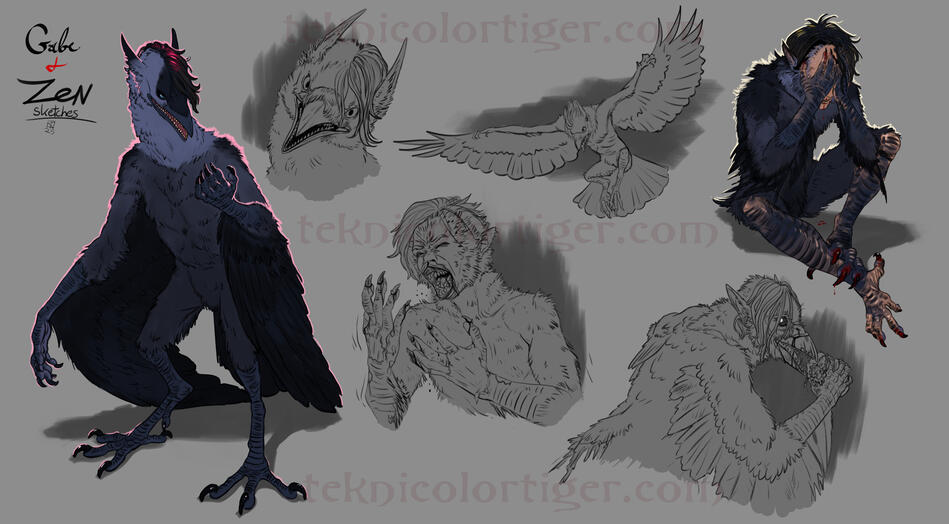 Character Exploration Sketch Sheet